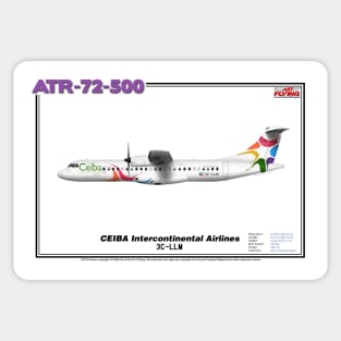 Avions de Transport Régional 72-500 - CEIBA Intercontinental Airlines (Art Print) Sticker